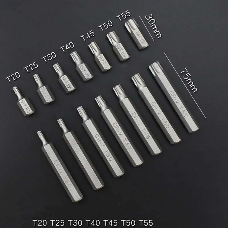 40 шт./компл. Torx с внутренним шестигранником звезда партия ключи, дюймовый стандарт набор автомобиля бытовой ручной инструмент Наборы комплект Многофункциональные комбинированные инструменты для ухода за кожей