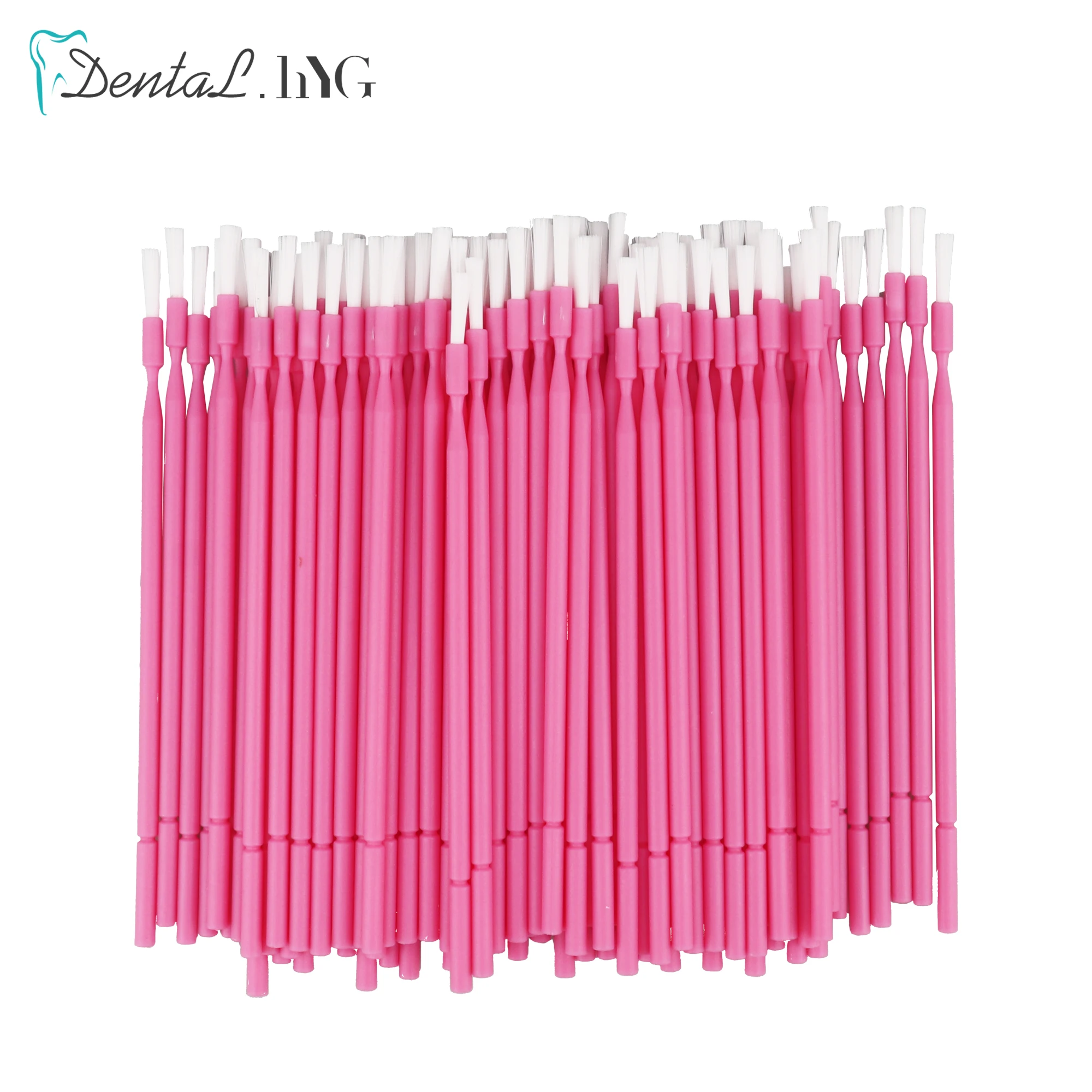 100pcs/bag Dental Disposable Long Applicators Dental Lab Long Micro Brush Teeth Whitening Oral Dentist Materials Accessories