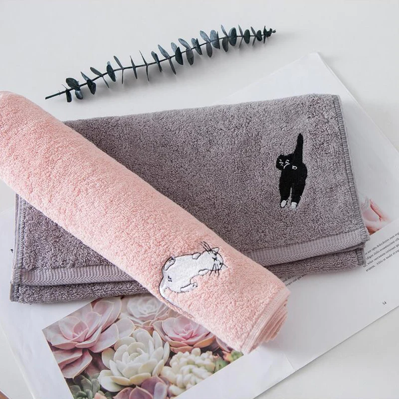 Парное полотенце из чистого хлопка креативное банное с созвездиями месяца