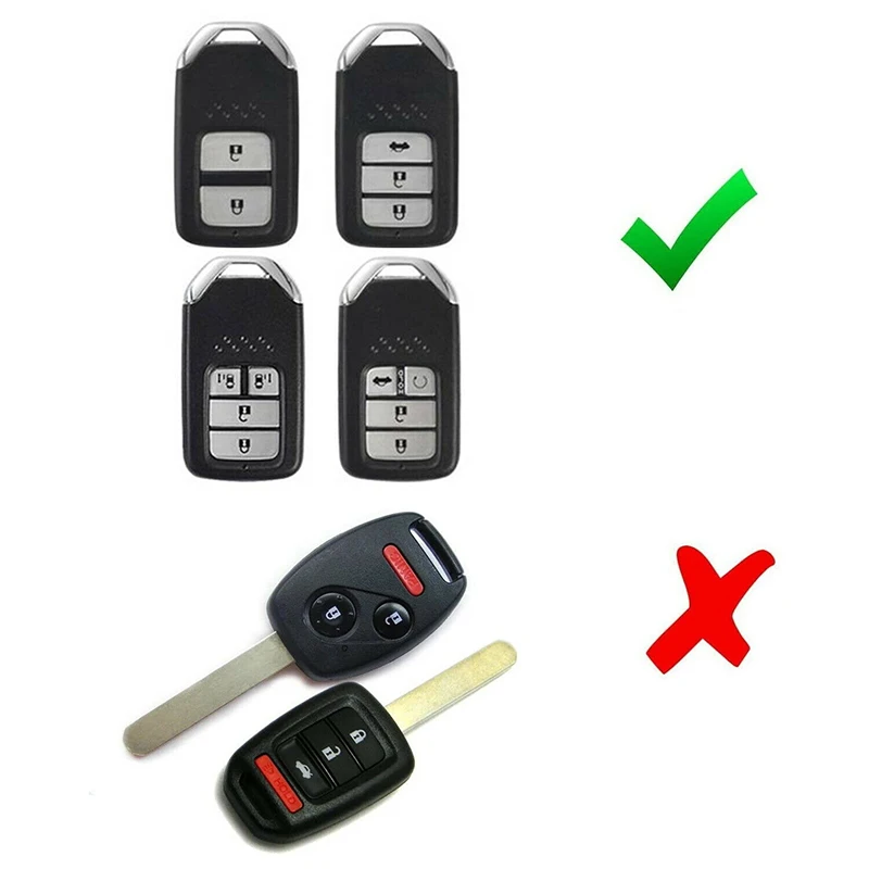 Étui Housse Pour Clé De Voiture En Fibre De Carbone - Honda Accord, CR-V, HR-V, Clarity, Fit, Odyssey