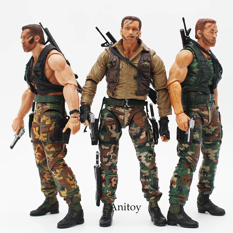 

NECA Hunter 30th Anniversary Jungle Extraction Disguise Dutch Jungle Hunters PVC Action Figure Collectible Model Toys 18cm