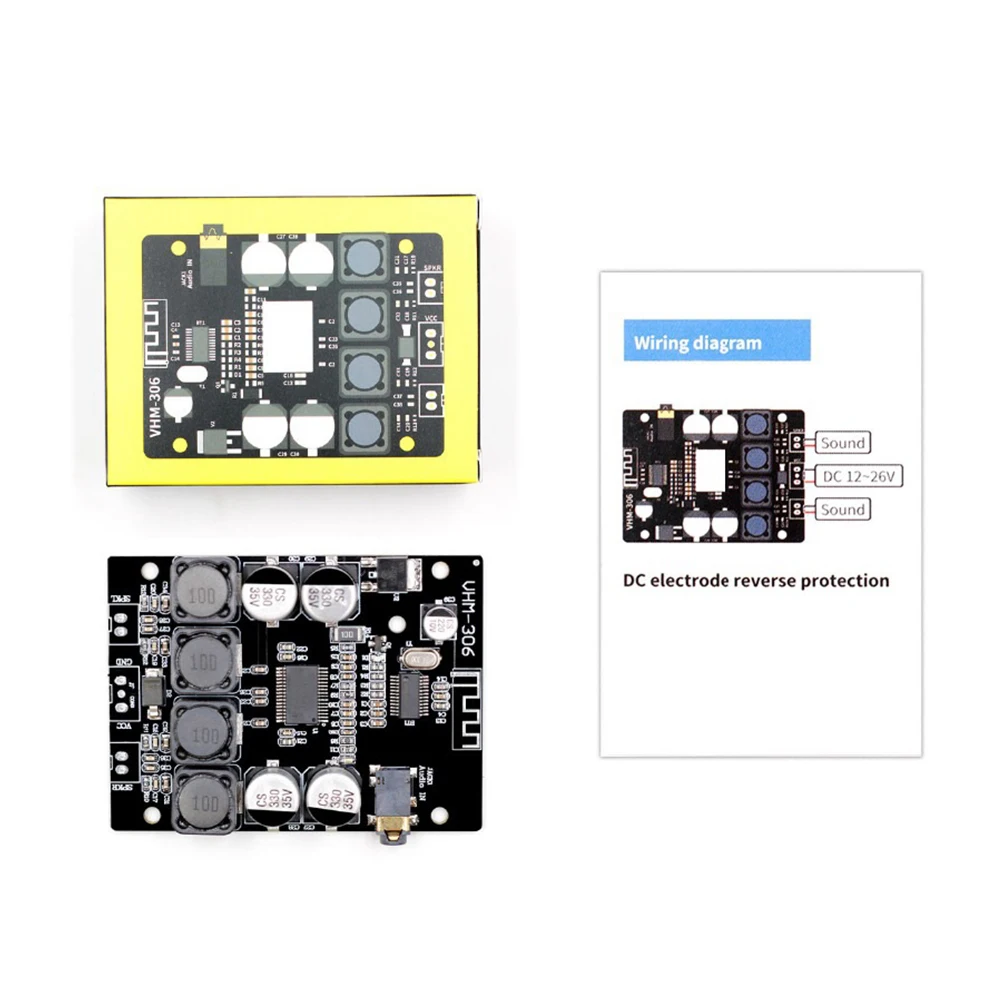 DIDIHOU TPA3116 сабвуферный усилитель плата 2,1 канала высокой мощности Bluetooth 4,2 аудио усилитель плата DC12V-24V 2x50 Вт+ 100 Вт