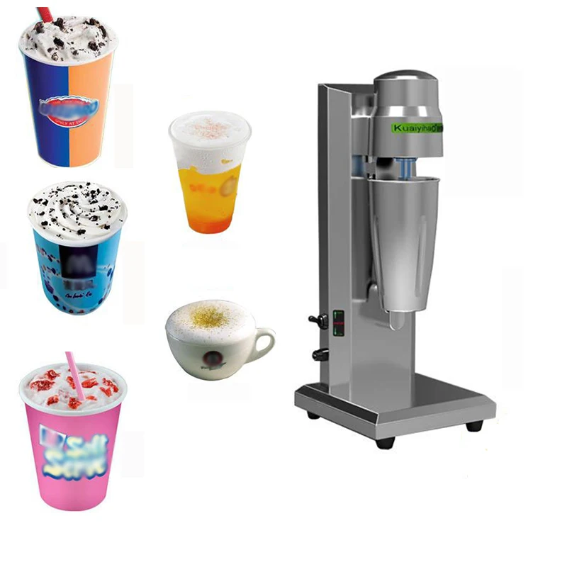 Coffee Milk shaker Electric Milkshake Blender Milk Shake Mixer Ice Cream Machine Electric Mixer Milk Bubble Machine Commercial fest frappe make milk tea shop drink mixer set 1 2l 1 5kw coffee frother electric shaker bubble blender