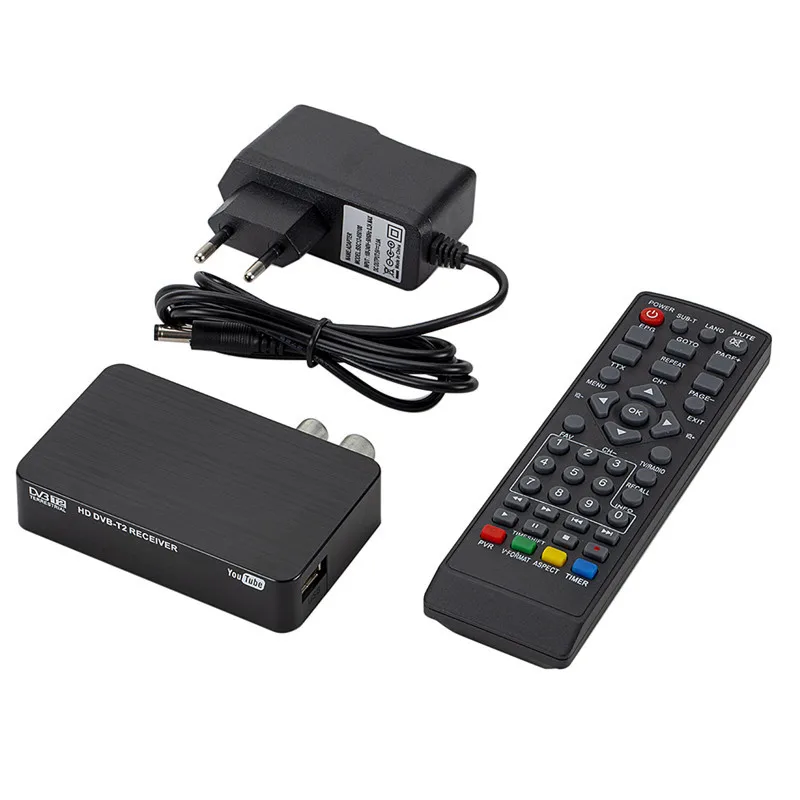 ЕС мини K2 DVB-T/T2 ТВ приемник Цифровой Видео наземный MPEG4 PVR HD 1080P телеприставка антенна Европа стандартный адаптер