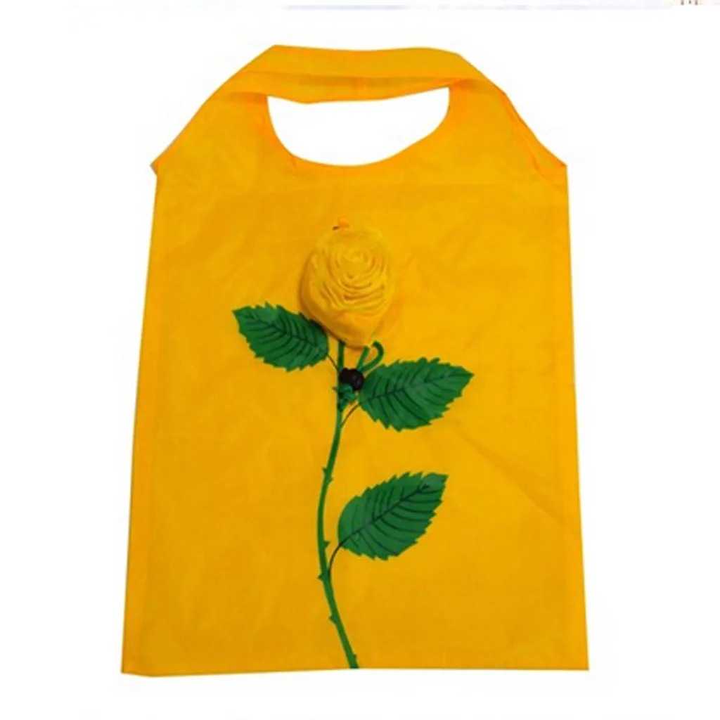 Shopping Bag Unisex Simulated Flower Messenger Travel Bag Large Waterproof Foldable Shopping Bag Sac a provisions#C3
