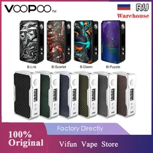 VOOPOO DRAG 2 177 Вт TC коробка мод электронная сигарета и перетащите 157 Вт коробка мод Vape W/US GENE chip no 18650 батарея коробка мод vs Shogun