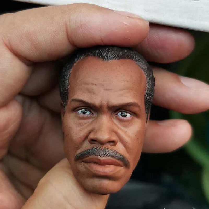 Delicate Painting Hot 1//6 Scale Lethal Weapon Danny Glover Head Sculpt Fit 12/"