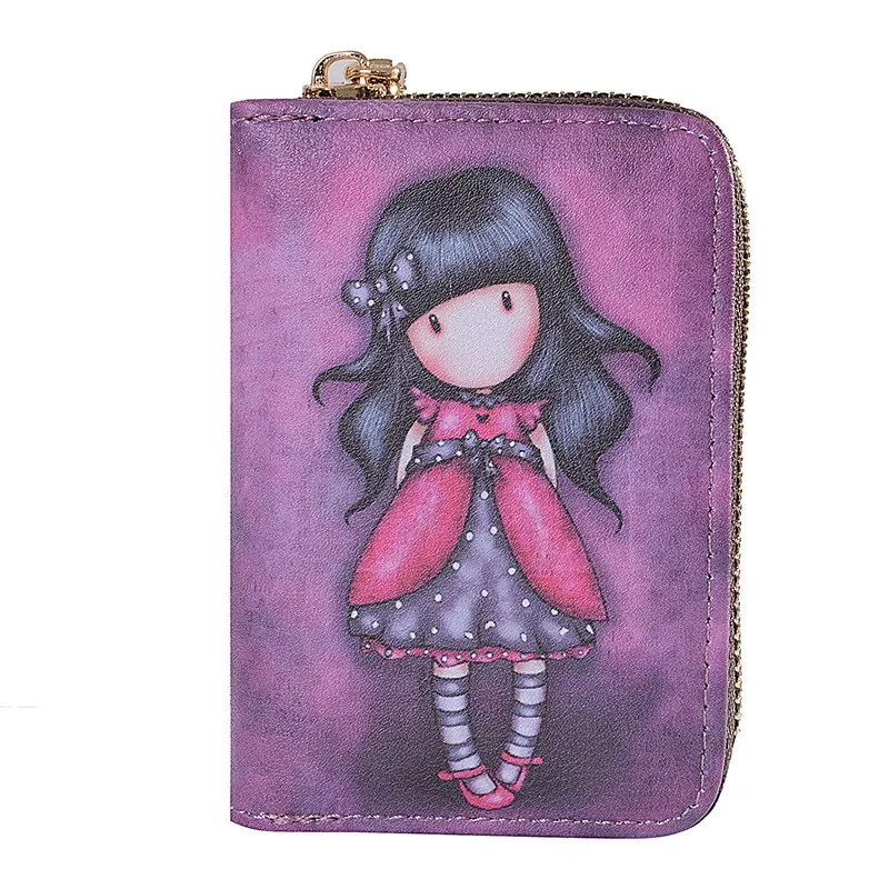 Cartoon pattern children's wallet card bag coin purse Card Holder Passport Cover Credit Card Holder Wallet Card Tarjetero Rfid