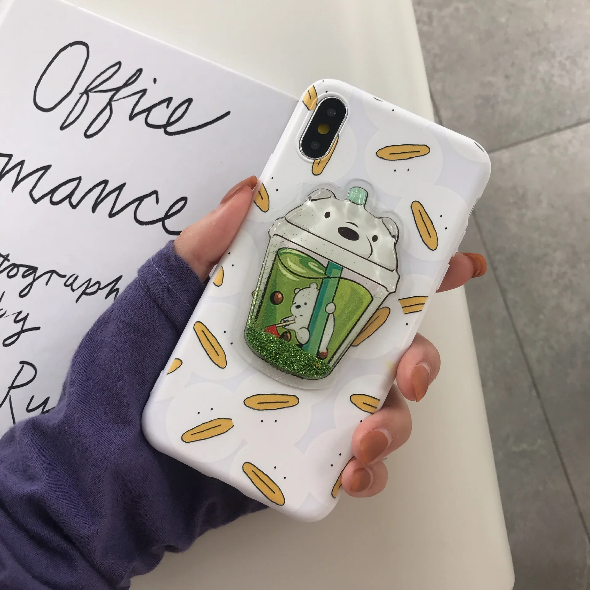 Держатель телефона стенд 3D зыбучие пески кольцо держатель для iPhone samsung смартфон кольцо-держатель мобильного телефона кронштейн держатель телефона