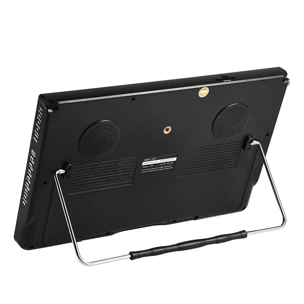 LEADSTAR 12in Car Digital Television ATSC Portable TV 1080P HD Video Player for Home Car tv 12inch monitor 110-220V