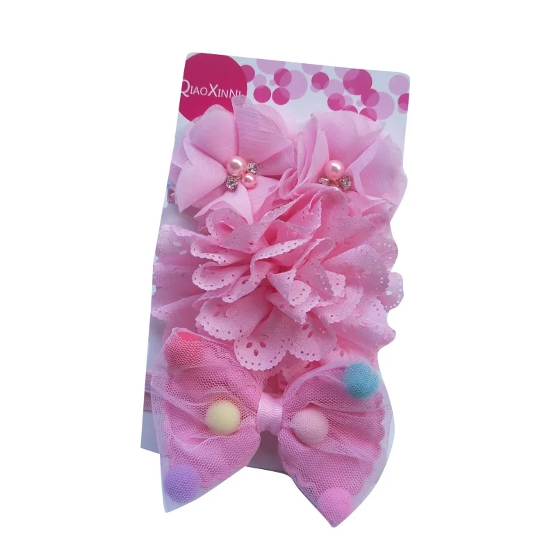 O От 0 до 6 лет, комплект из 3 предметов для маленьких девочек, с украшением в виде повязка на голову Головные уборы Украшения Опора вечерние подарок - Цвет: O