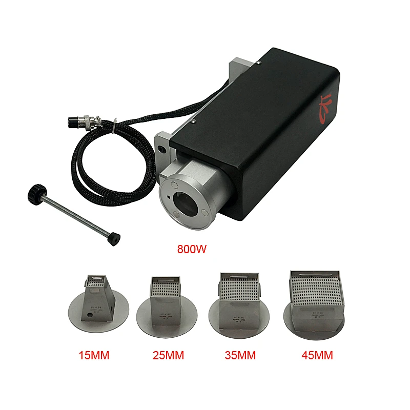 LY HR6000 top heater built-in BGA Hot air head 800W element with cooling fan 15MM 25MM 35MM 45MM Nozzles