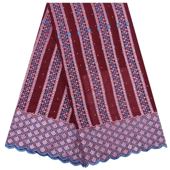 

Latest African Swiss Voile Lace In Switzerland With Stones Nigerian Tulle Lace Fabric For Dress Swiss Cotton Lace Fabrics 1792