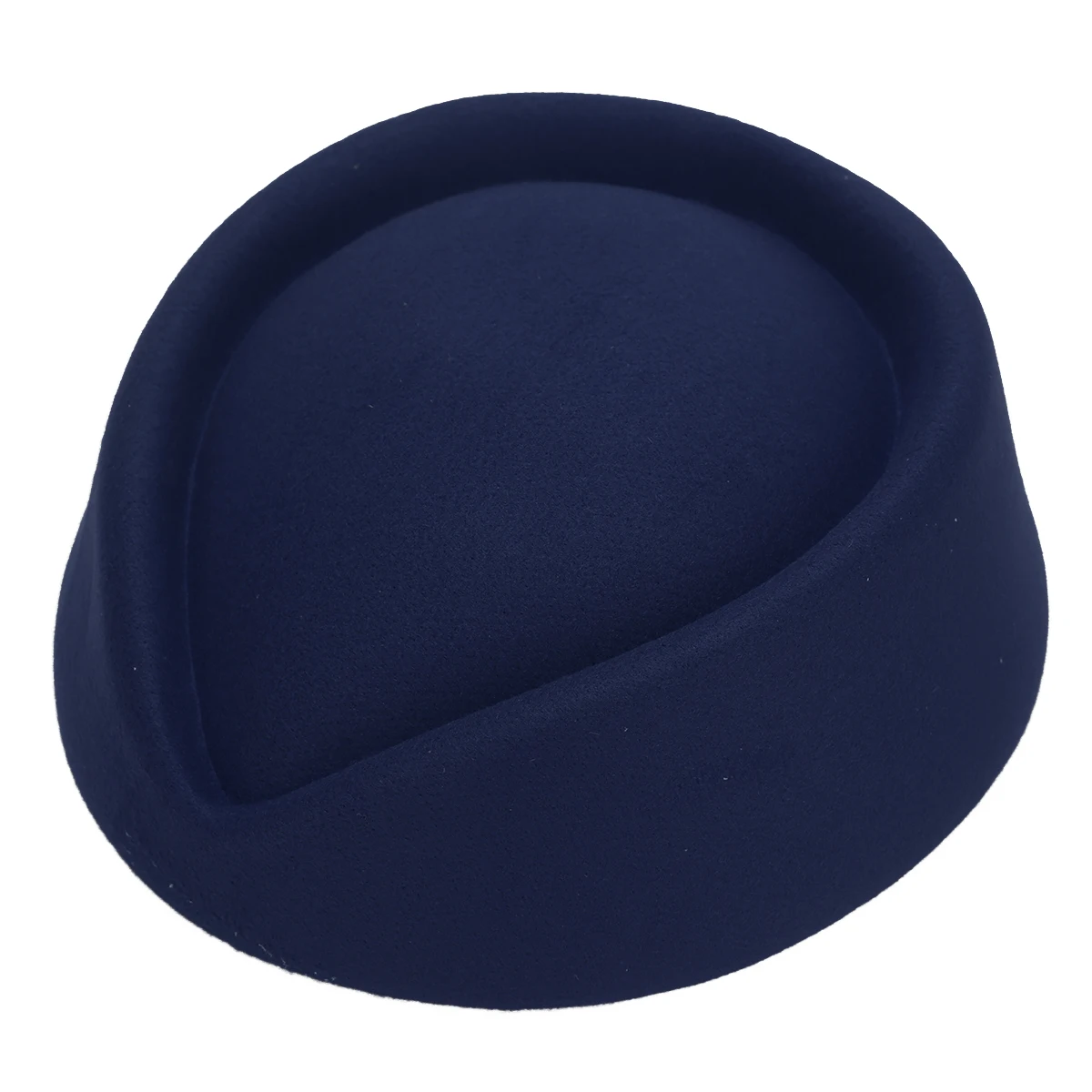 Имитация шерсти Войлок стюардесса воздушная стюардесса Pillbox Hat Millinery каплевидный чародей основа кепки для косплея костюм аксессуары
