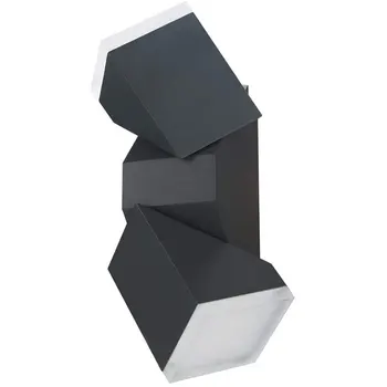 

Adjustable Outdoor COB Wall Lights Up Down IP54 Waterproof Aluminium Wall Lights Mains Powered for Patio Porch Garden
