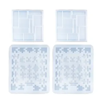 

Tangram Puzzle Mold Geometric Building Blocks Resin Mold Puzzle Game Mold Tools