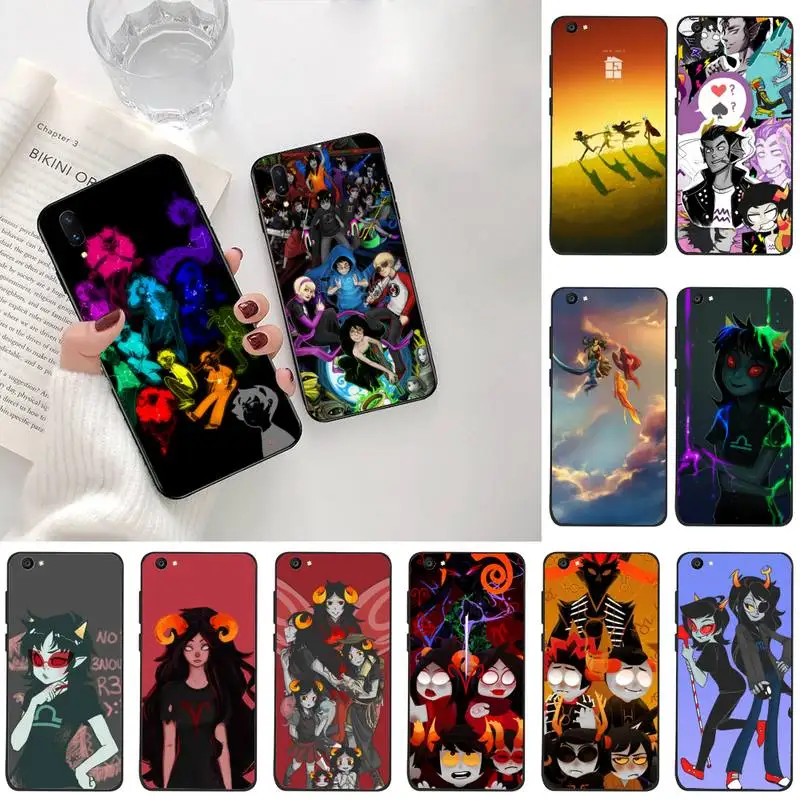 Homestuck Aradia с героями мультфильма тролли пользовательские фото мягкий чехол для