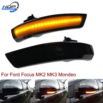

2x Dynamic Rearview Mirror Turn Signal Light Led Side Wing Indicator Blinker Light For Ford Focus Mondeo Fiesta B-max Kuga