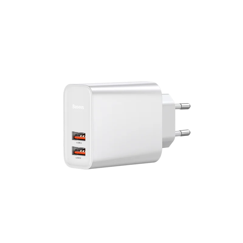 Baseus 30 Вт Быстрая зарядка 4,0 3,0 Мульти USB зарядное устройство для iPhone 11 Pro Max iPad Macbook SCP QC4.0 QC3.0 QC type C PD быстрое зарядное устройство - Тип штекера: USB USB white