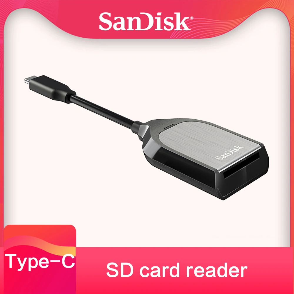 

Sandisk Extreme PRO usb 3.0 Type-C SD Card reader UHS-IIMemory Card Reader Suitable for MAC and Windows computers SD Card Smart