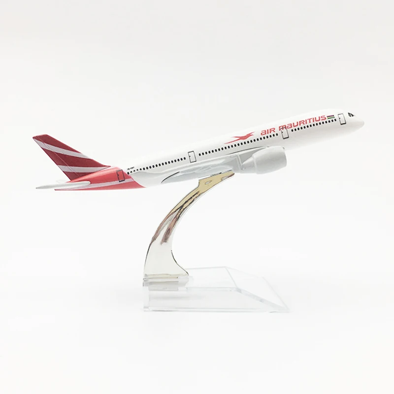1/400 масштаб металлическая модель самолета 16 см Air Mauritius Airways A350 литой под давлением Airbus Chilren подарок на день рождения коллекции