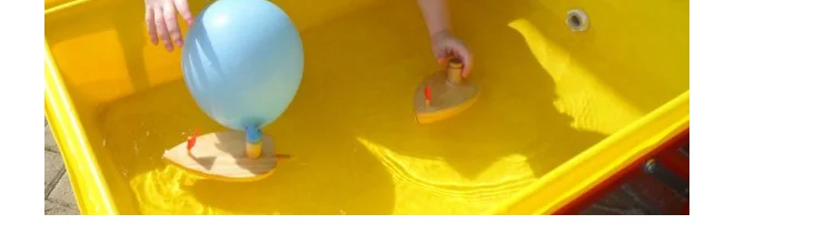 Воздушный шар из дерева реактивный катер супер веселье играть с водой играть водяная Ванна Китай Science Publishing& медиа Ltd.(cspm) физика знания