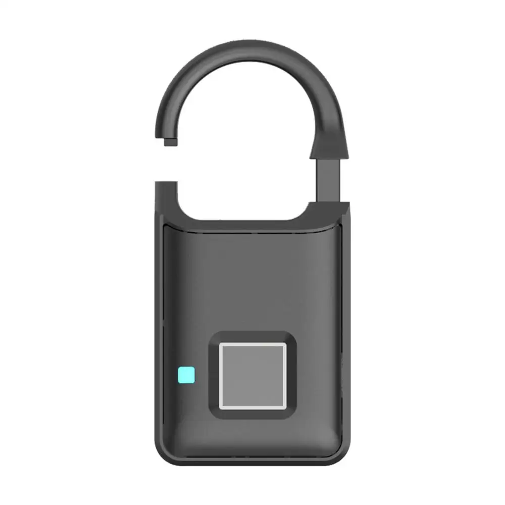 Rechargeable Smart Lock Keyless Fingerprint Lock Fingerprint Unlock Anti-Theft Security Padlock Door Luggage Lock FLP50