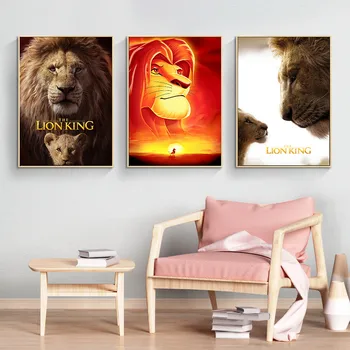

The Lion King Movie Poster Wall Art Canvas Print Canvas Painting Decorative Picture Wallpaper Living Room Decor