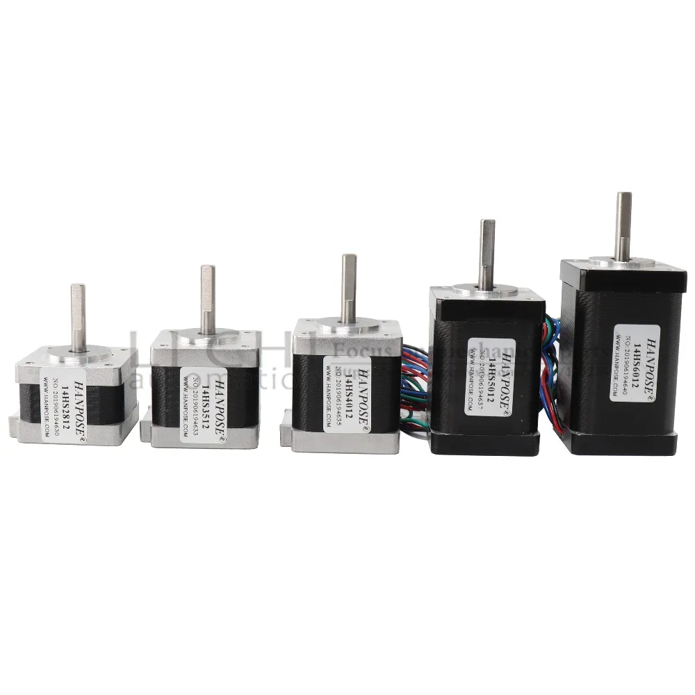 NEMA14 шаговый двигатель 14HS4012 5012 6012 4-свинец 1.2A 0.40N.M(Национальная ассоциация владельцев электротехнических 14 мотор для фрезерного станка с ЧПУ машина