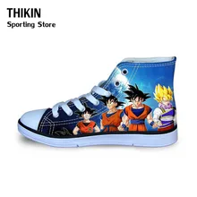 THKIN/Лидер продаж; Детские уличные кроссовки в стиле аниме «Жемчуг дракона»; детская парусиновая обувь с высоким берцем; спортивная обувь для мальчиков; прогулочная обувь для девочек