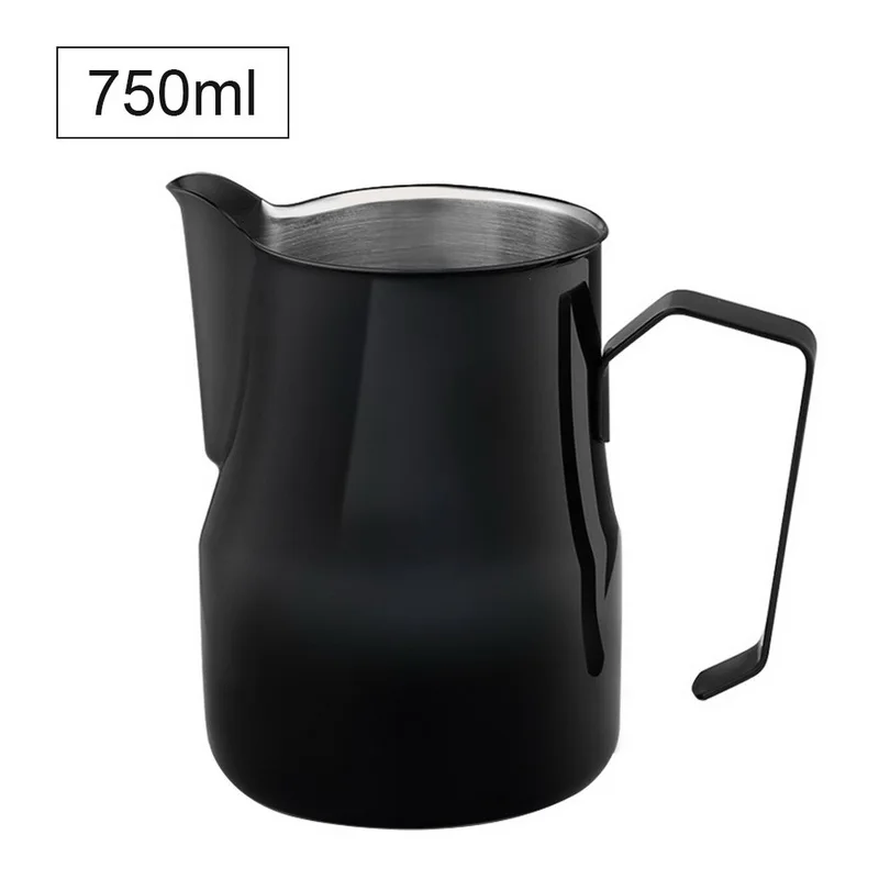 750ml 550/750 мл Western вспенивания молока кувшин многоцветный эспрессо Кофе бариста Кофе латте Нержавеющая сталь эспрессо кувшин для молока - Цвет: 750ml