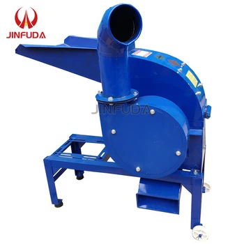 

Hammer-type feed grinder corn straw peanut seedling small and medium-sized feed machine Aiji pig breeding household