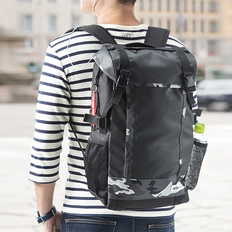 16 дюймов Alpha Industries водонепроницаемый флип-чехол рюкзак бренд Школьный рюкзак сумки для ноутбука дорожные рюкзаки для мужчин и женщин