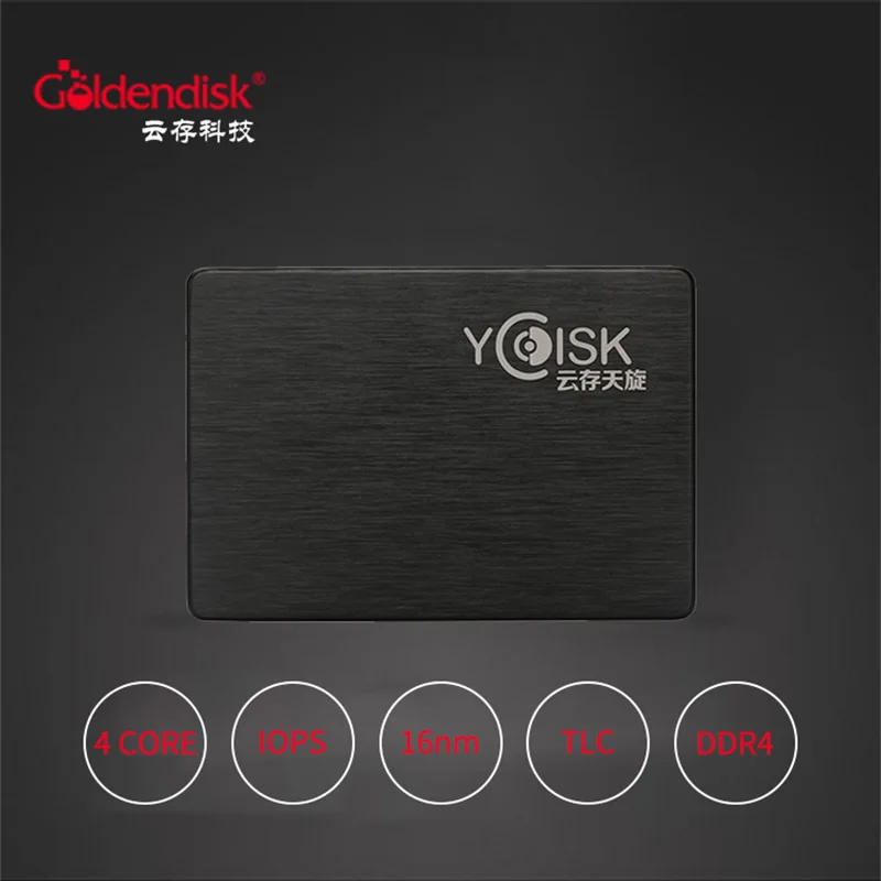 Goldendisk YCdisk серийный 2,5 дюйма 128 ГБ твердотельный накопитель SATA III 6 ГБ/сек. SSD быстрый внутренний диск
