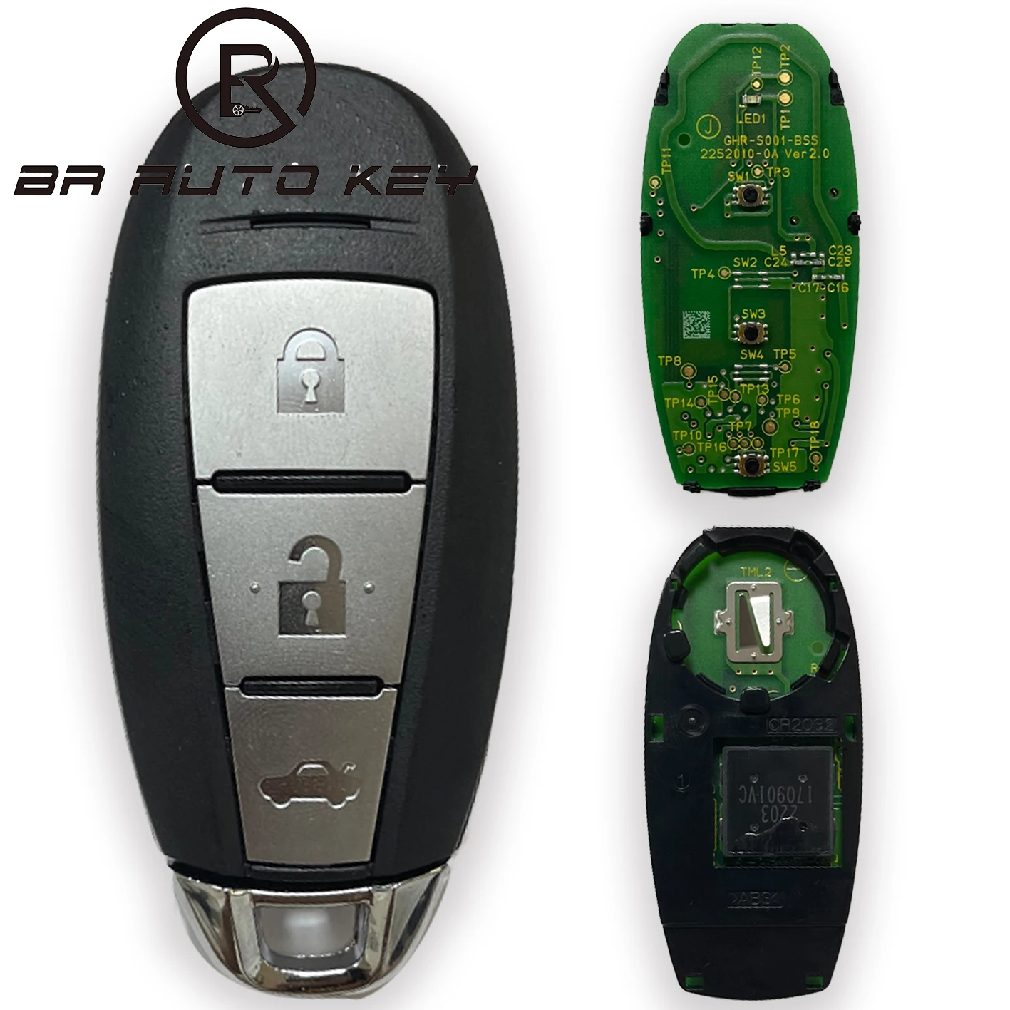 OEM TS008 R79M0 умный дистанционный Автомобильный ключ с 3 кнопками 433 92 МГц ID47 - FOB для