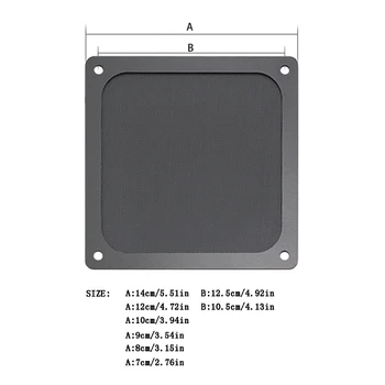 

Magnetic Dust Filter Dustproof Mesh Cover Net Guard for PC Computer Case Fan