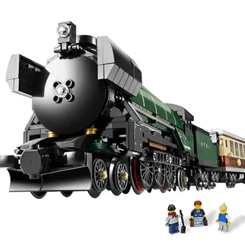 

City Emerald Nightlys Train Model Building Block 21005 Blocks Dropshipping Lepining Blocks Train Model Kids Toys Gift