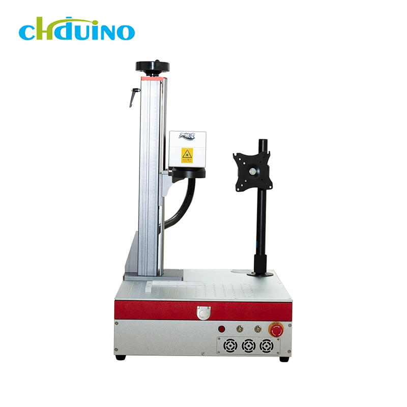 Оптоволоконная лазерная маркировочная машина 30 Вт лазерный гравер для стали