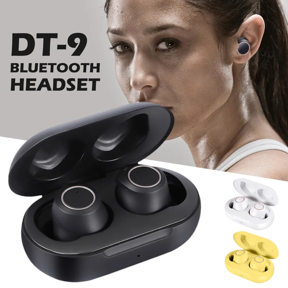 Портативные Bluetooth 5,0 наушники светодиодный цифровой TWS трогательный наушник стерео водонепроницаемый IPX5 6D объемный звук беспроводные наушники
