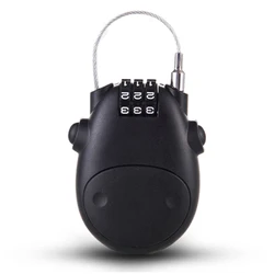 Password Lock Universal Telescopic Wire Rope Steel Cable Code Lock Suitcase Car Sled Motorcycle Helmet Password Lock #W0