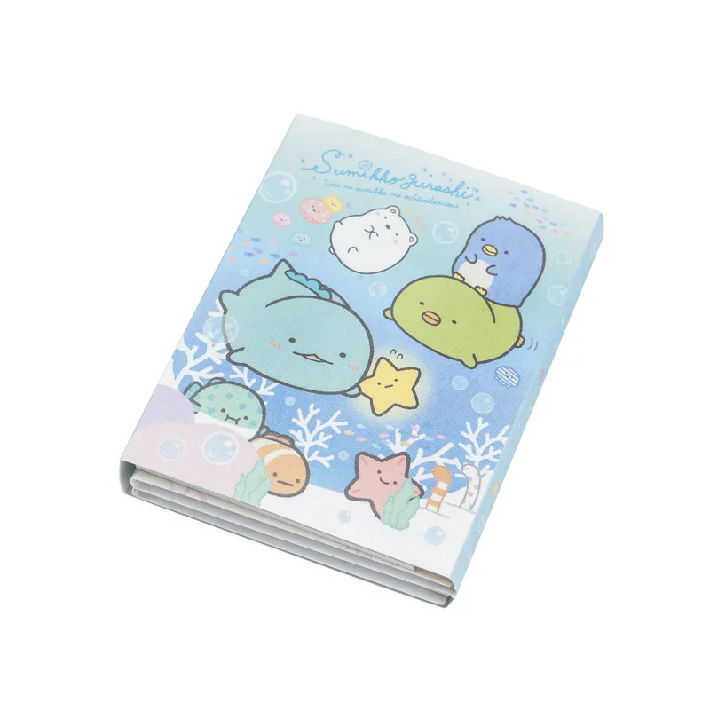 Sumikko Gurashi 6 складной блокнот для заметок милые Липкие закладки для блокнота этикетки канцелярские наклейки подарок школьные принадлежности - Color: 01