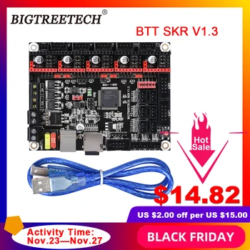 

BIGTREETECH SKR V1.3 ARM 32 Bit Controller Board Smoothieboard Open Source Mainboard MKS GEN L 3D Printer Parts