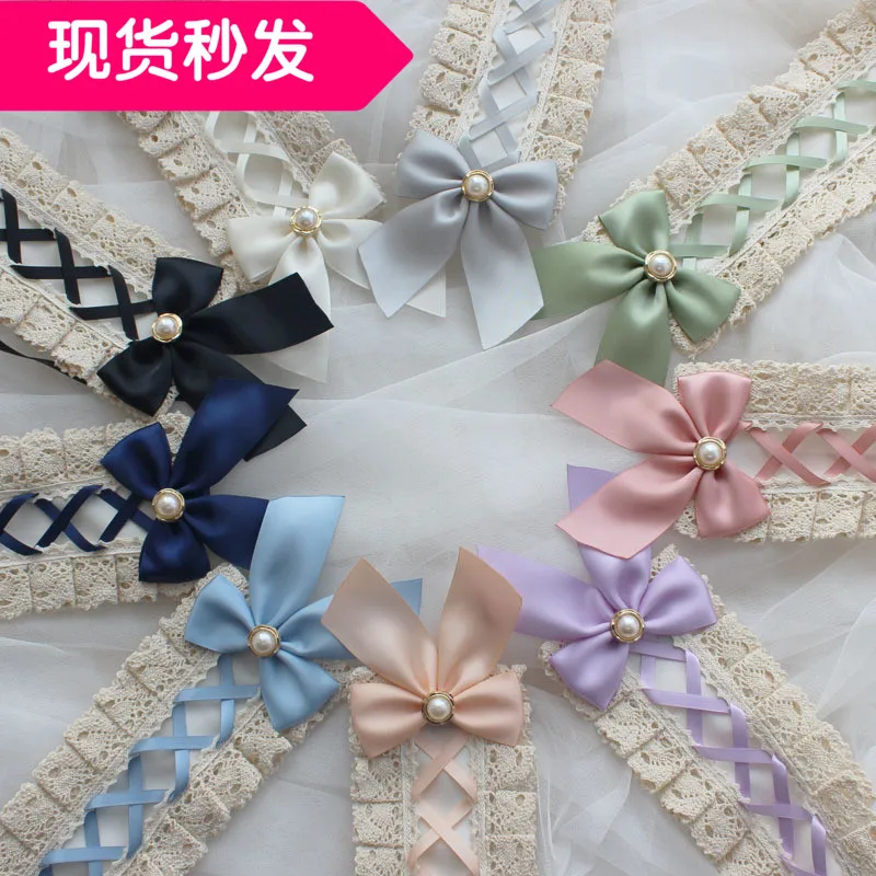 Резинка для волос Лолита ручной работы из хлопка|Аксессуары костюмов| |