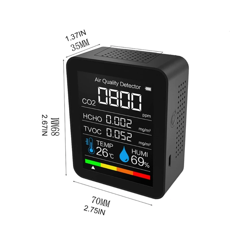 temperatura e umidade sensor tester monitor qualidade