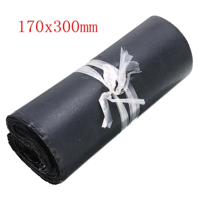 170x300mm gray 100 шт./лот, пластиковые самоклеющиеся пакеты для хранения конвертов, разные спецификации, полиэтиленовые пакеты для почтовых отправлений - Цвет: 170x300mm gray