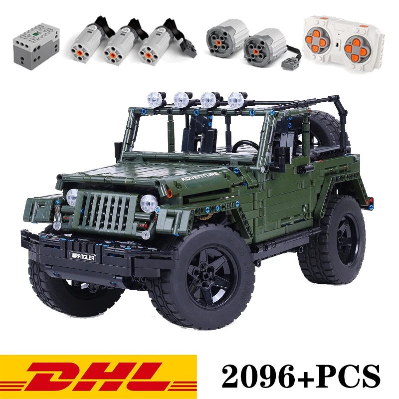 Конструкторы серии Technic новый MOC RC автомобиль Jeeps Rubicon пульт дистанционного