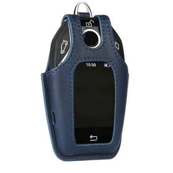 

Leather Case Key Fob Cover Bag For BMW 7 Series Display Durable G11 G12 Replaces