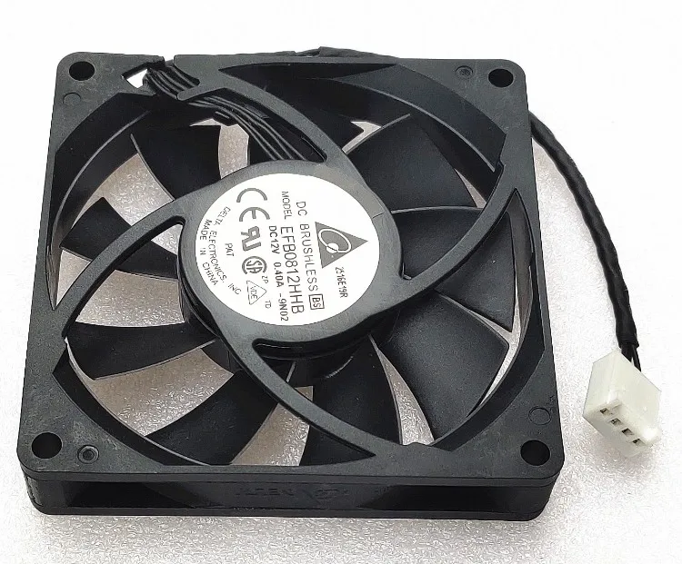 

New 80mm Comptuer PC Cpu Pwm Cooling Fan 8cm 4-Pin 4Pin EFB0812HHB 12V 0.40A Sigle Ball Bearing 80X80X15mm 8015 for Delta