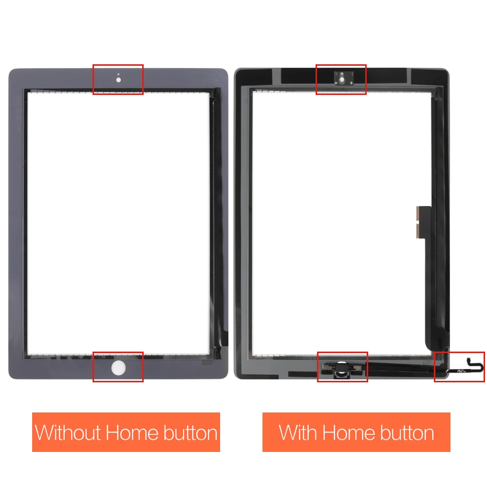 Экран 9 7 дюйма для IPAD 4 замена iPAD4 го поколения A1458 A1459 A1460 сенсорная Передняя