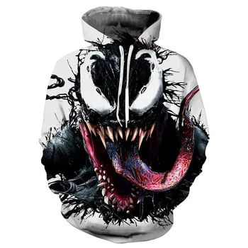 

Edward Brock Cosplay Costumes Hoodies 3D Print Daily Leisure Hoodie Hoody Casual Coat 3D Sweatshirts Hooded Casual Coat Hallowee